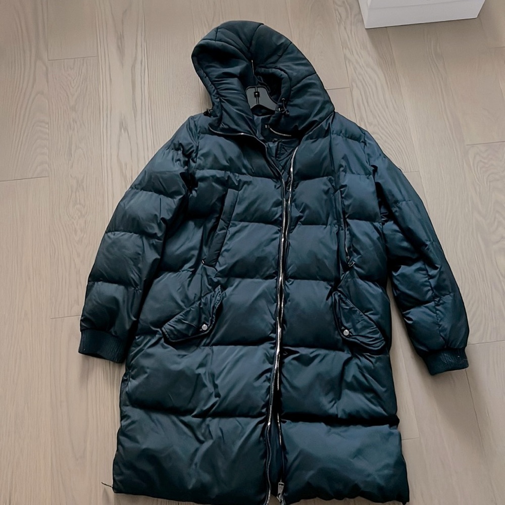 Bernardo long puff coat